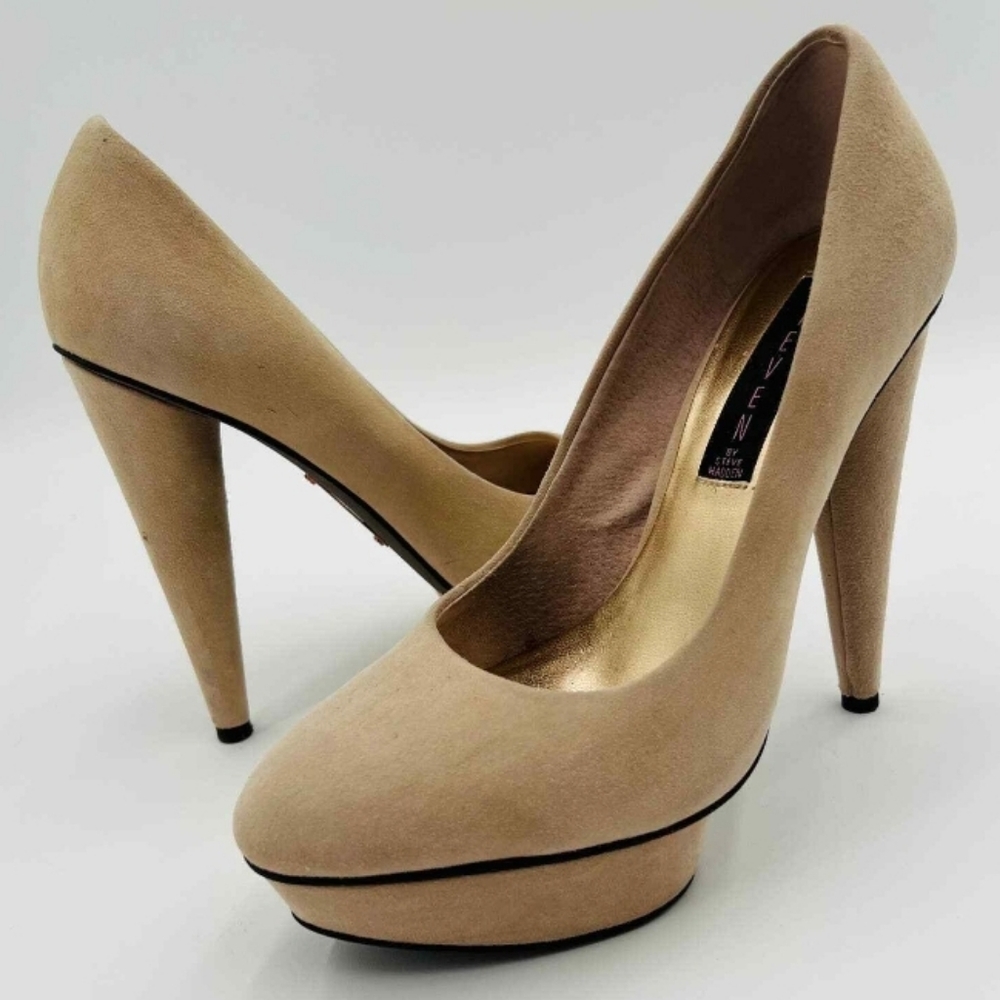 Steven by Steve Madden Mercyy Sansd Suede Platform Heel